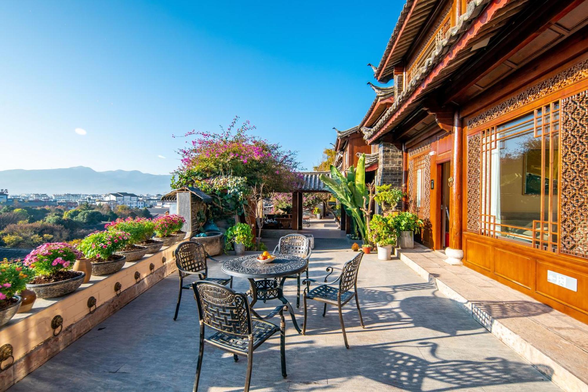 Lijiang Byw Mount View Inn Экстерьер фото